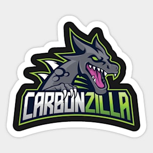 CarbonZilla Logo Main Sticker